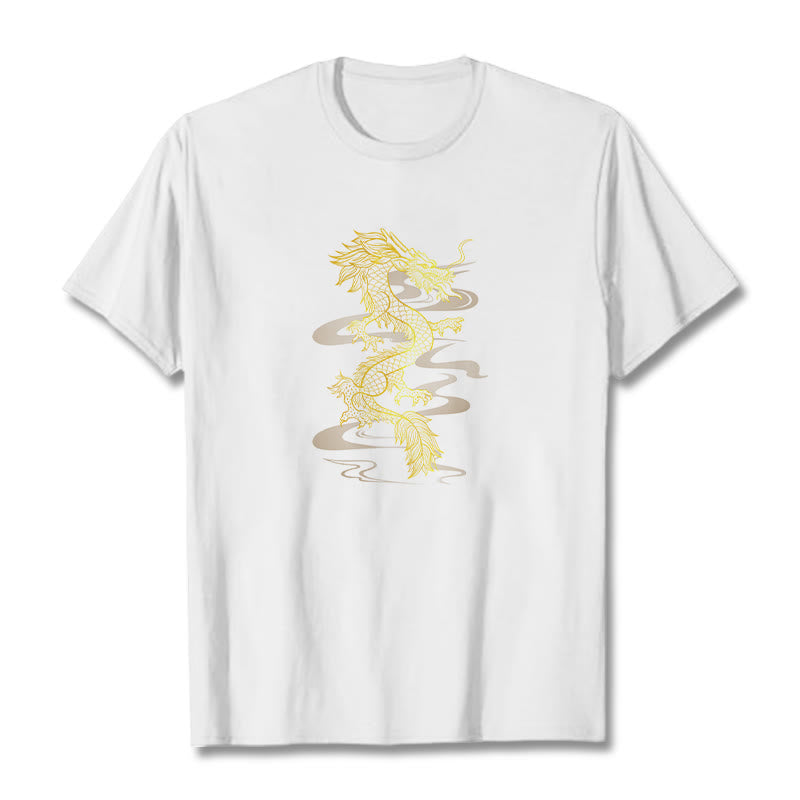 Golden Dragon Cotton Tee T-shirt