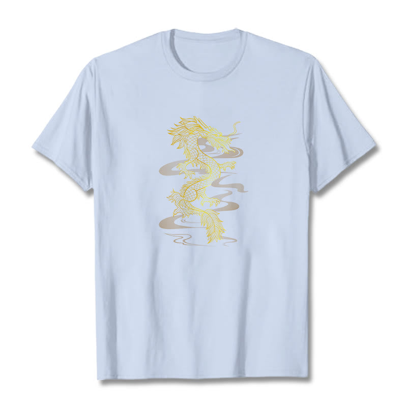 Golden Dragon Cotton Tee T-shirt