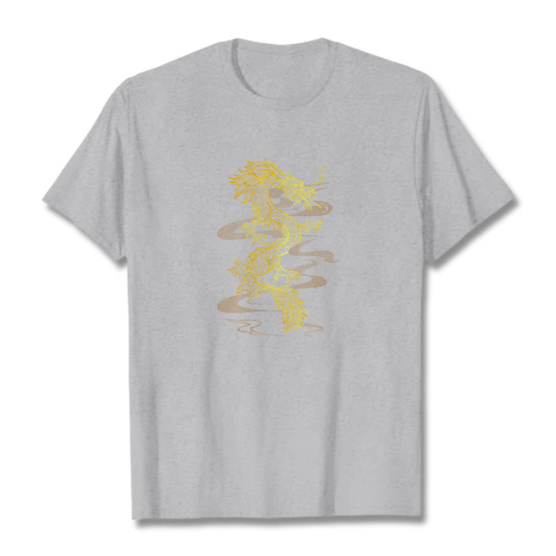 Golden Dragon Cotton Tee T-shirt