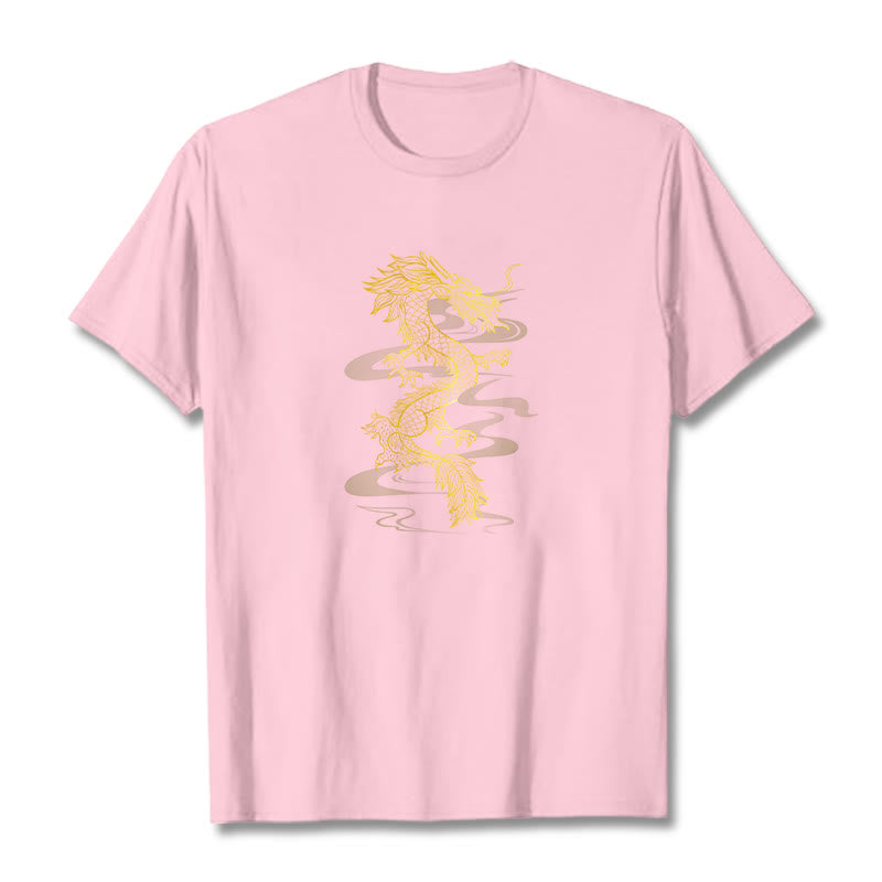 Golden Dragon Cotton Tee T-shirt