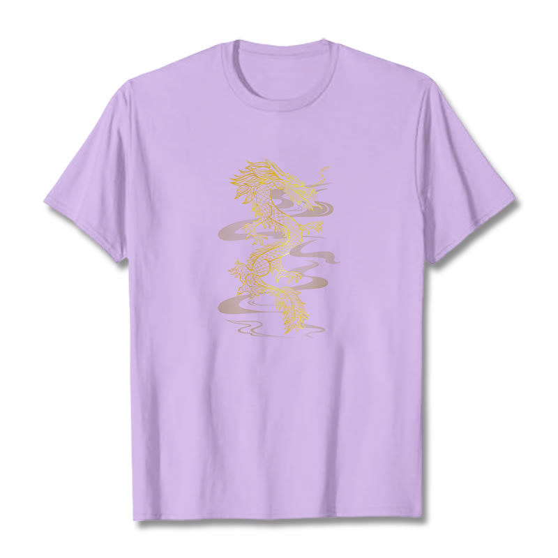Golden Dragon Cotton Tee T-shirt