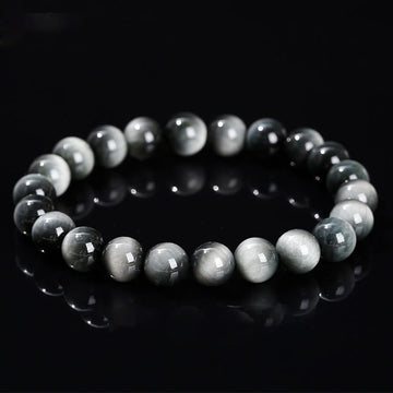 Natural Eagle's Eye Stone Courage Positive Bracelet