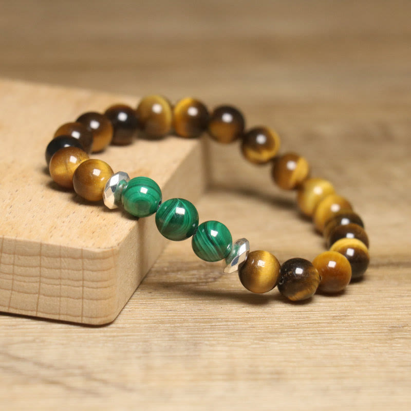 Tiger Eye Green Tiger Eye Courage Bracelet