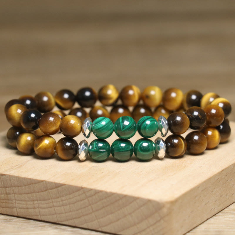 Tiger Eye Green Tiger Eye Courage Bracelet