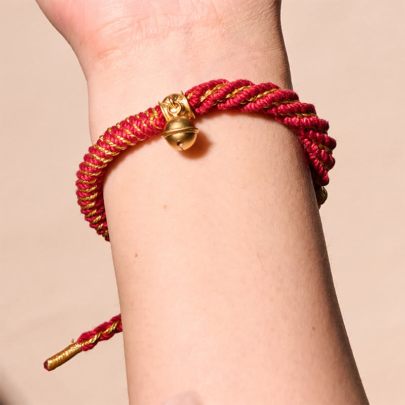 Tibetan Hand-Carved Brass and Copper Om Mani Padme Hum Zakiram Goddess Adjustable Bracelet