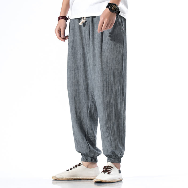 Breathable Linen Straight-Leg Mindful Movement Pants