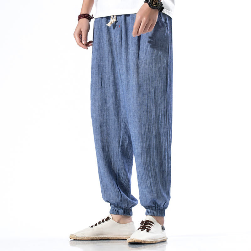 Breathable Linen Straight-Leg Mindful Movement Pants