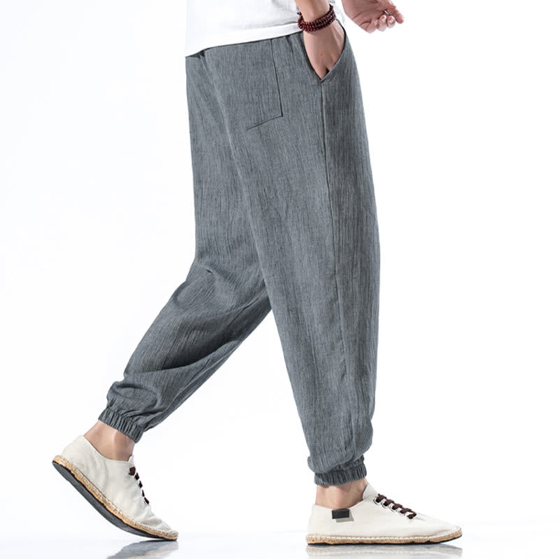 Breathable Linen Straight-Leg Mindful Movement Pants