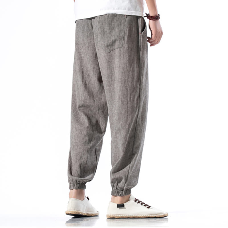 Breathable Linen Straight-Leg Mindful Movement Pants