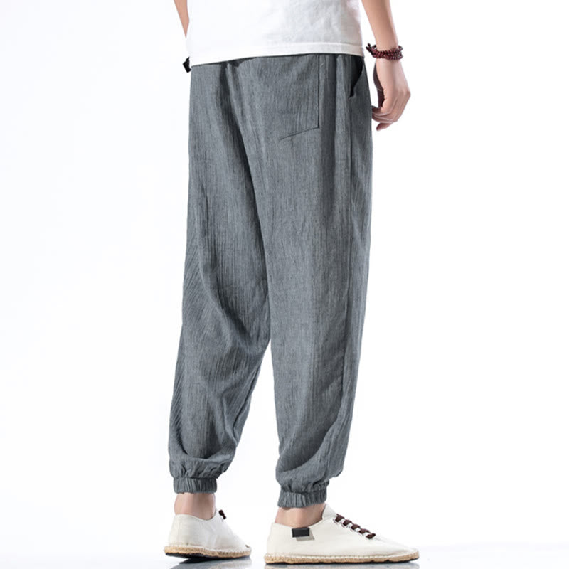 Breathable Linen Straight-Leg Mindful Movement Pants