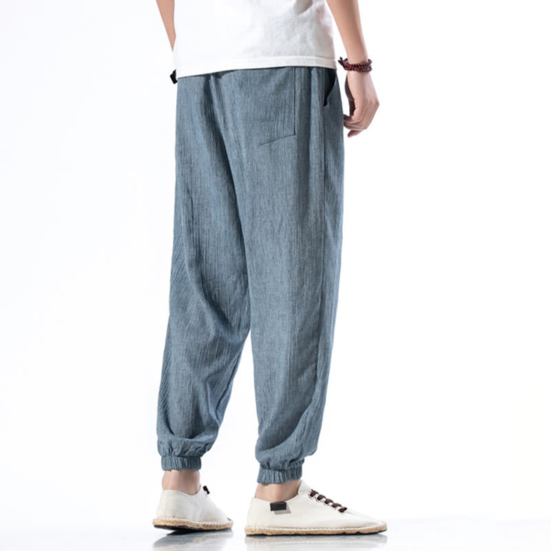 Breathable Linen Straight-Leg Mindful Movement Pants