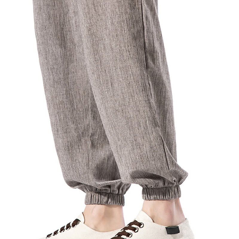 Breathable Linen Straight-Leg Mindful Movement Pants