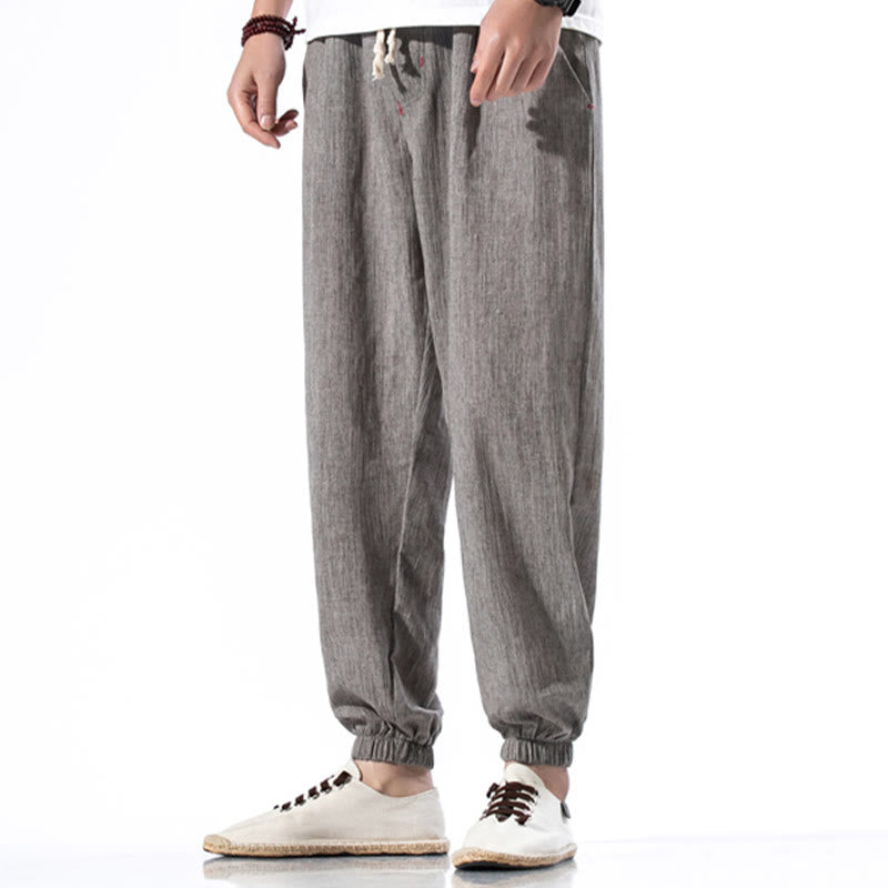 Breathable Linen Straight-Leg Mindful Movement Pants