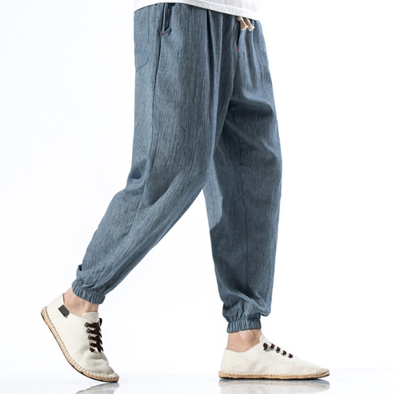 Breathable Linen Straight-Leg Mindful Movement Pants
