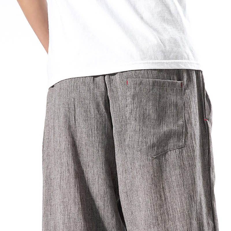 Breathable Linen Straight-Leg Mindful Movement Pants