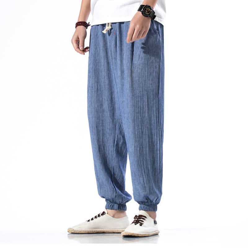 Breathable Linen Straight-Leg Mindful Movement Pants