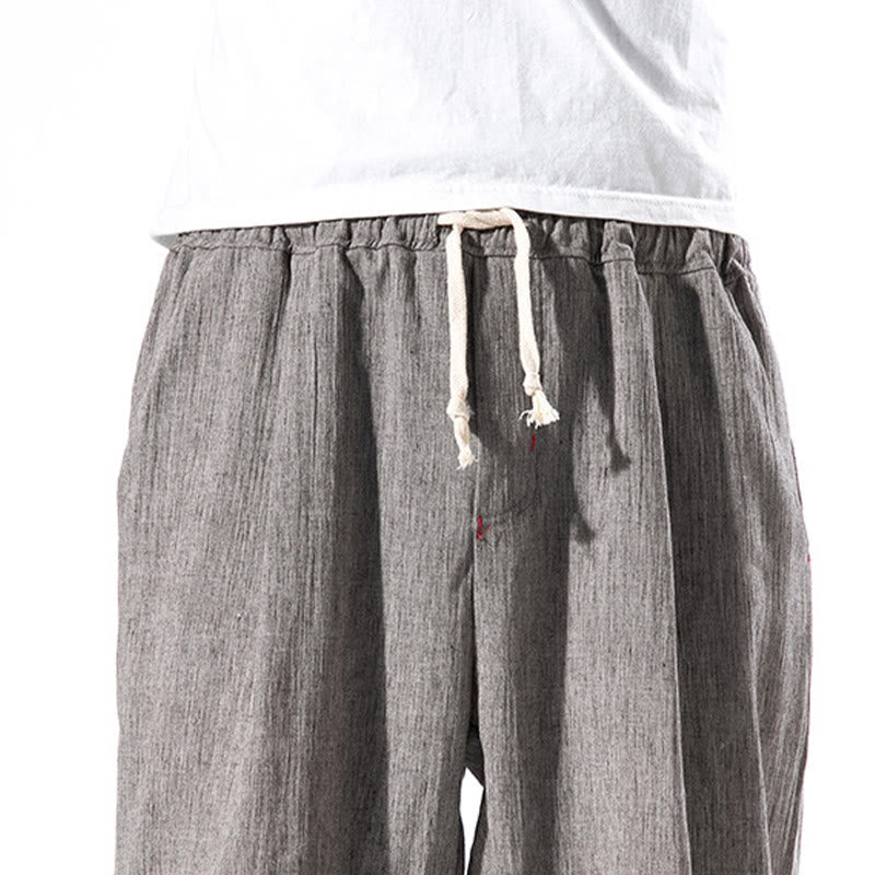 Breathable Linen Straight-Leg Mindful Movement Pants