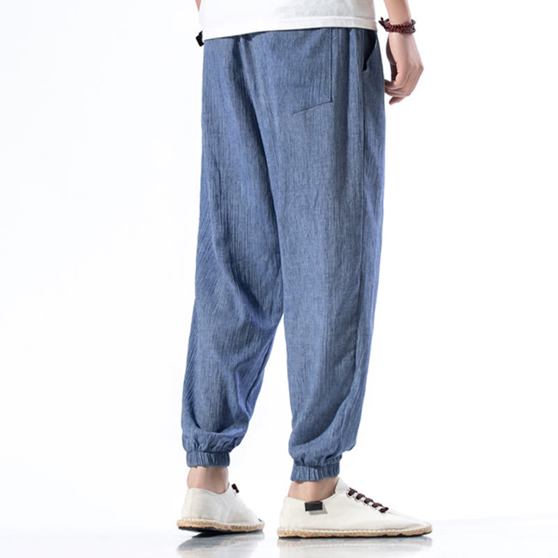 Breathable Linen Straight-Leg Mindful Movement Pants