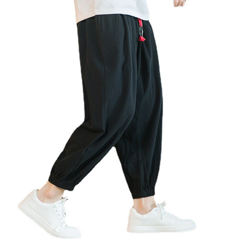 Cotton Linen Relaxed Grounding Meditation Pants