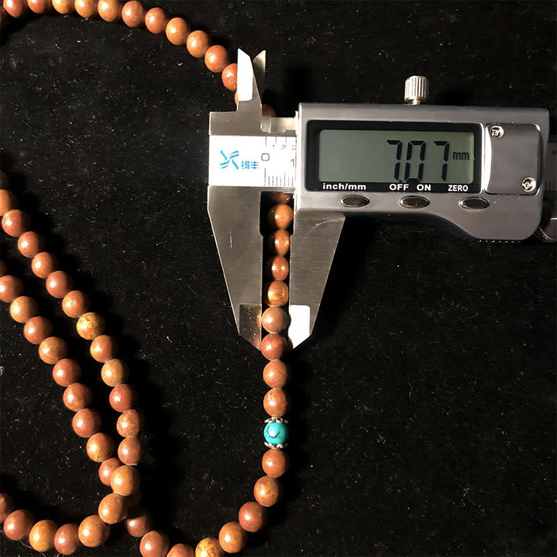 108 Mala Beads Bian Stone Healing Bracelet