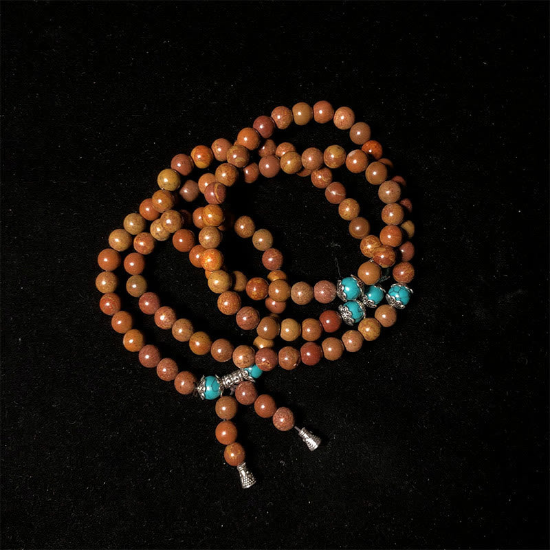 108 Mala Beads Bian Stone Healing Bracelet