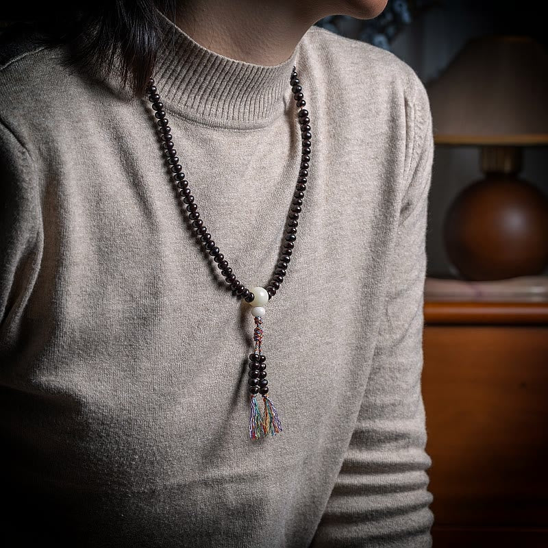 Tiger Eye & 108 Bowl Bodhi Seed Multi-Layer Meditation Mala Bracelet