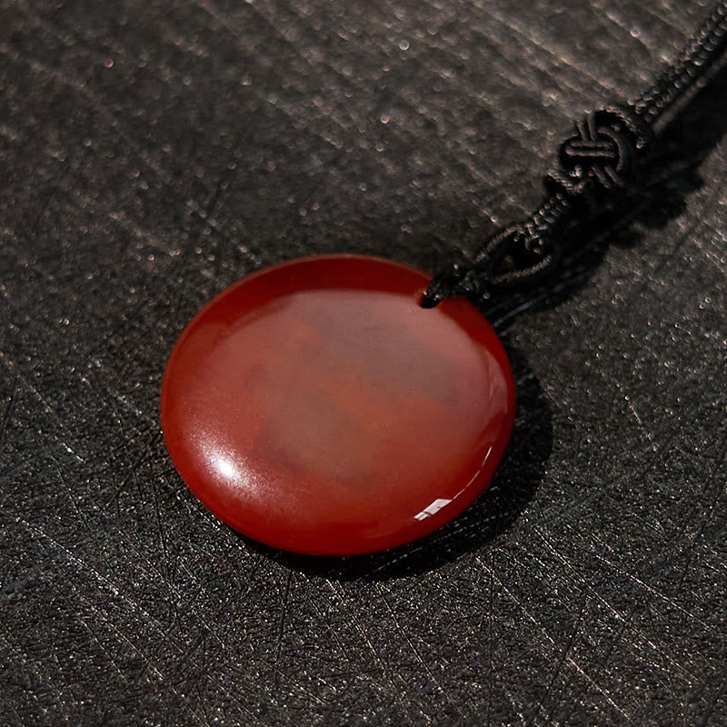 Vairocana Tathagata Sanskrit Mantra Various Crystal Black Obsidian Green Aventurine Strength Necklace Pendant