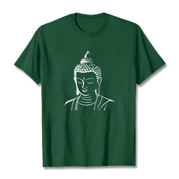 Soft Cotton Minimalist Graphic Meditation Tee