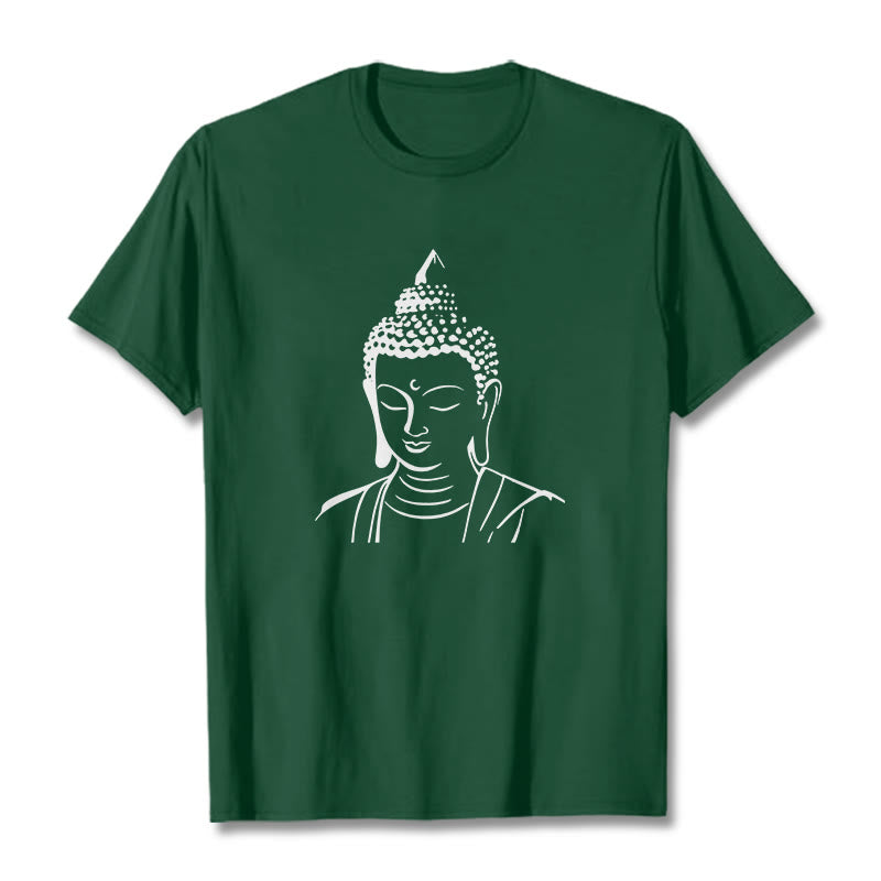 Soft Cotton Minimalist Graphic Meditation Tee