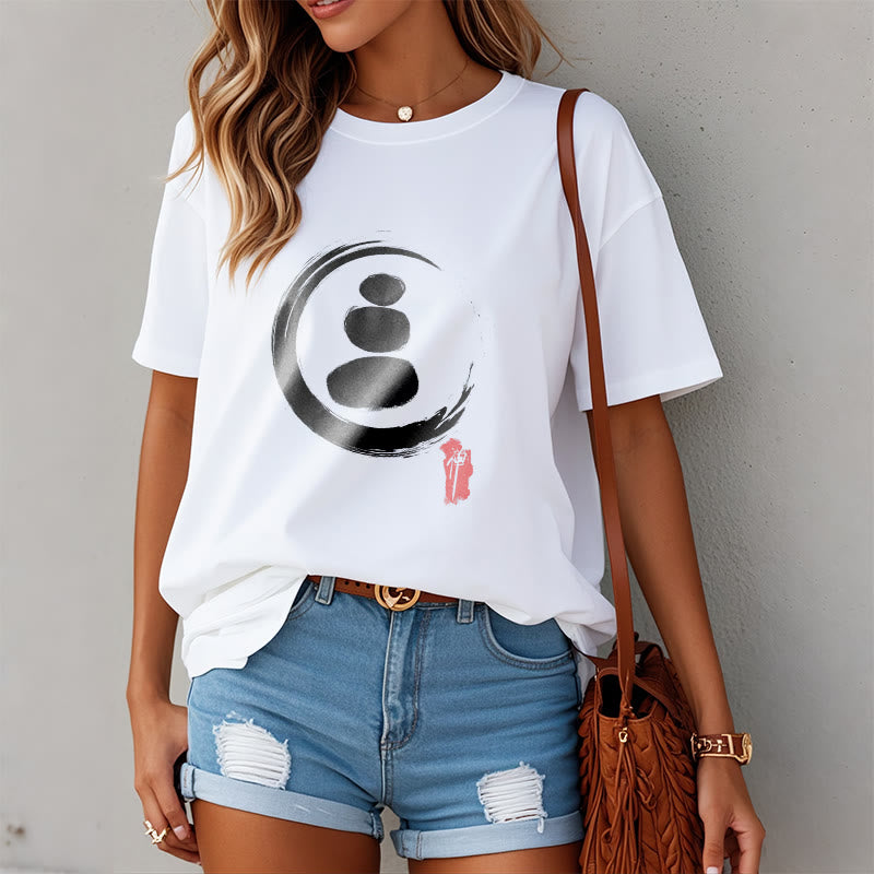 Zen Circles Cotton Tee T-shirt