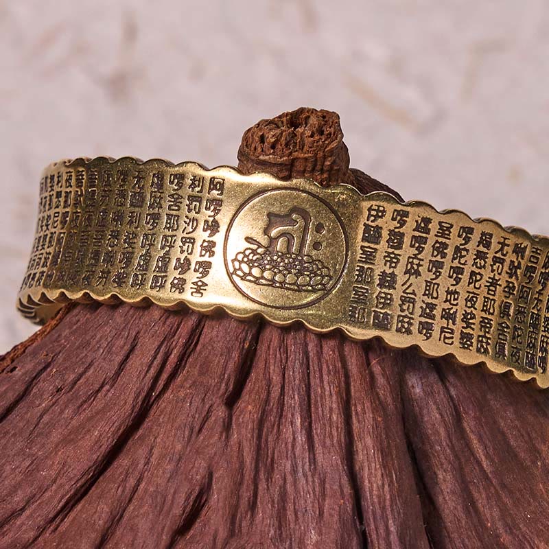 Great Compassion Mantra Copper Brass Luck Self Care Bracelet Bangle