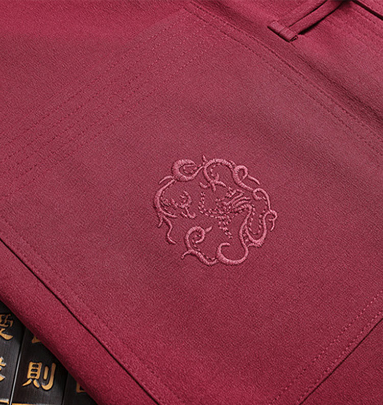 Breathable Frog Button Men's Meditation and Tai Chi Set