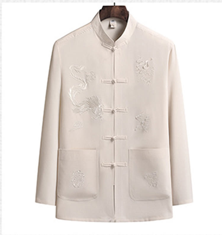 Breathable Frog Button Men's Meditation and Tai Chi Set