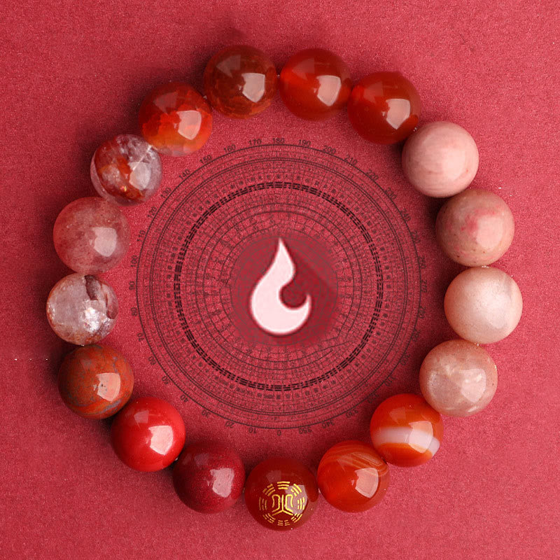 Five Elements Various Agate Balance Luck Bracelet