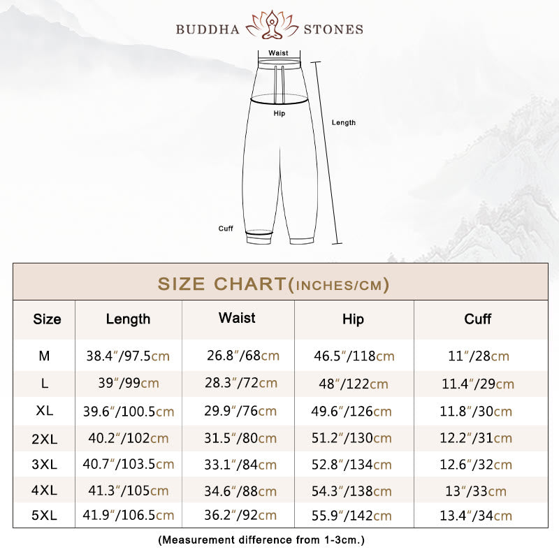 Breathable Cotton Relaxed Meditation Harem Pants