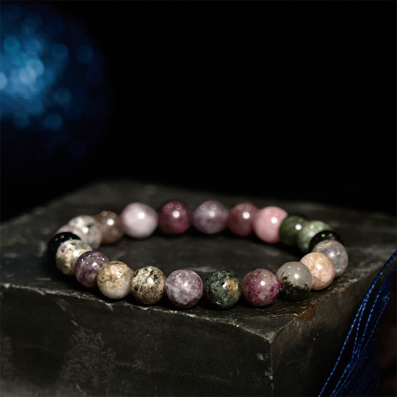 Rainbow Tourmaline Positive Bracelet