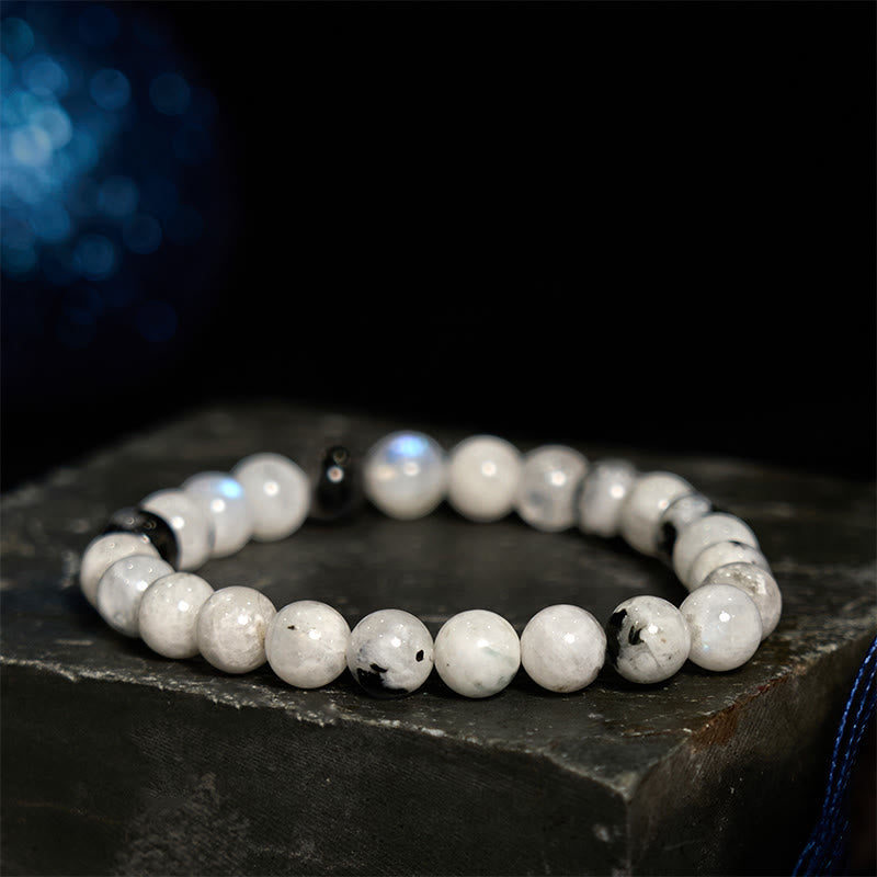 Rainbow Moonstone Harmony Bracelet