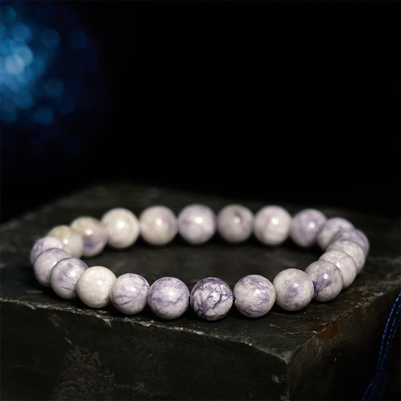 Natural Deep Blue Sodalite Beaded Energy Bracelet