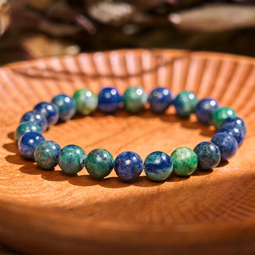 Polished Lapis Lazuli Beaded Serenity Bracelet