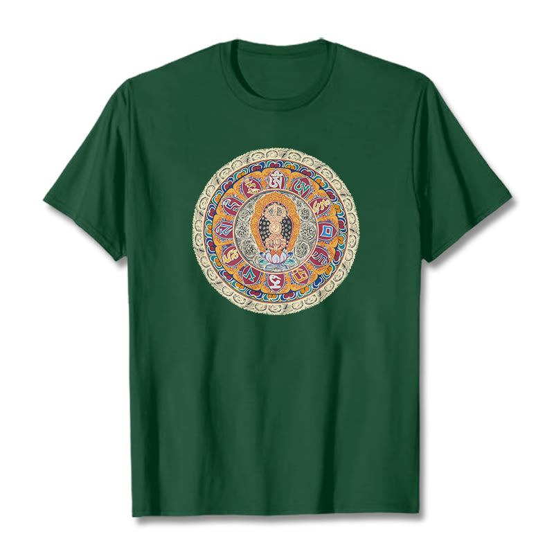 Dorje Vajra Mandala Buddha Cotton Tee T-shirt
