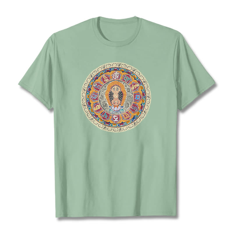 Dorje Vajra Mandala Buddha Cotton Tee T-shirt