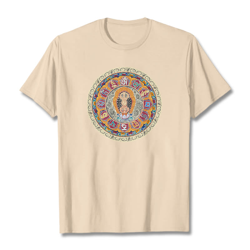 Dorje Vajra Mandala Buddha Cotton Tee T-shirt