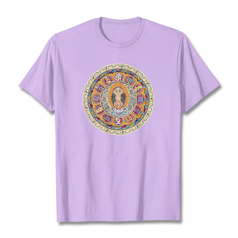 Dorje Vajra Mandala Buddha Cotton Tee T-shirt