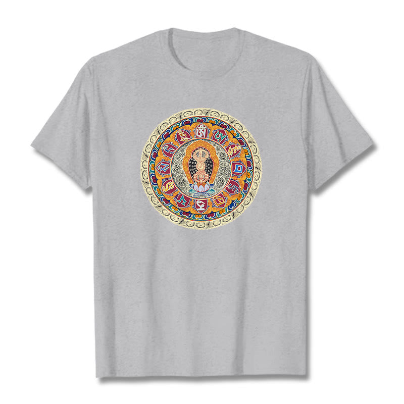 Dorje Vajra Mandala Buddha Cotton Tee T-shirt