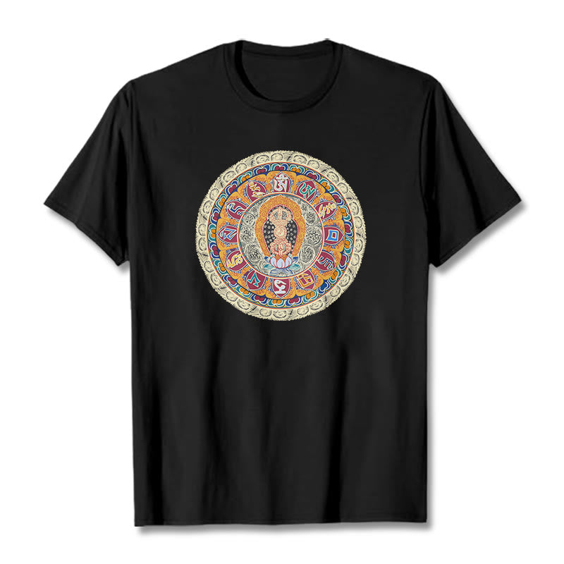 Dorje Vajra Mandala Buddha Cotton Tee T-shirt