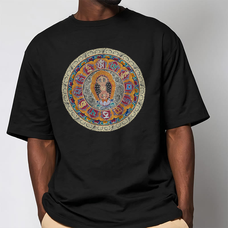 Dorje Vajra Mandala Buddha Cotton Tee T-shirt