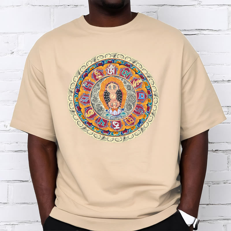 Dorje Vajra Mandala Buddha Cotton Tee T-shirt