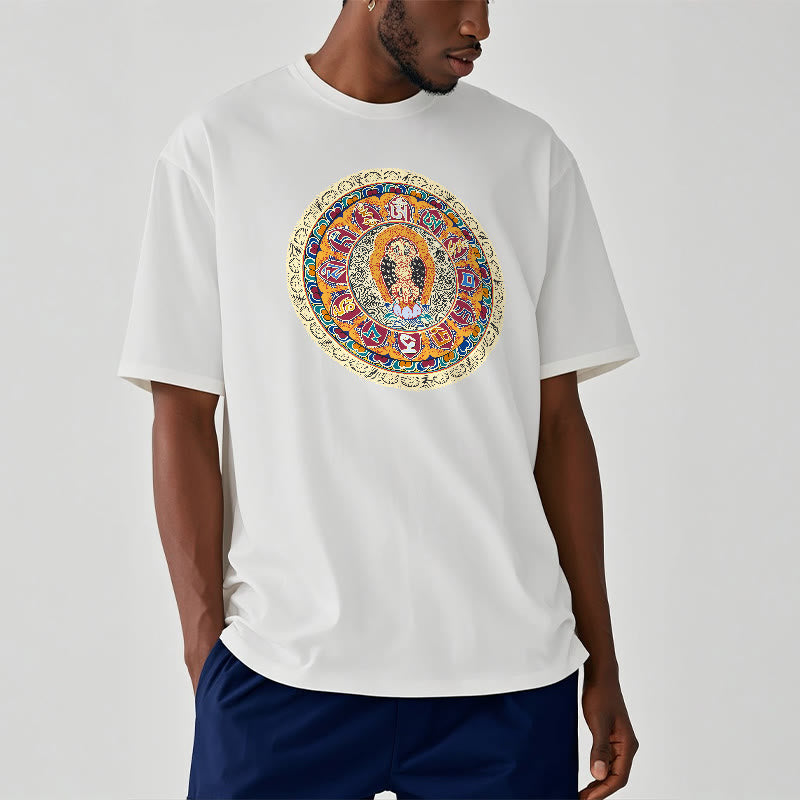 Dorje Vajra Mandala Buddha Cotton Tee T-shirt
