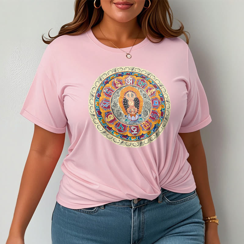 Dorje Vajra Mandala Buddha Cotton Tee T-shirt