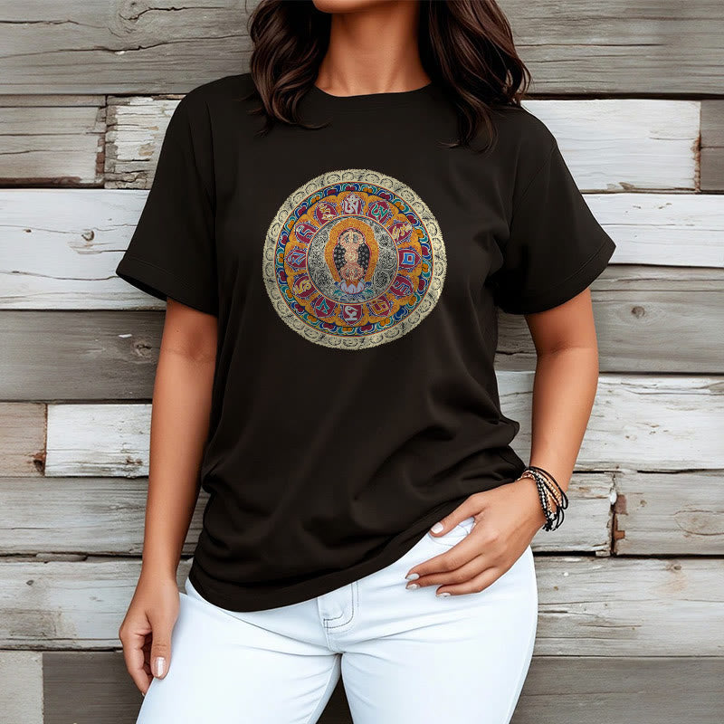 Dorje Vajra Mandala Buddha Cotton Tee T-shirt